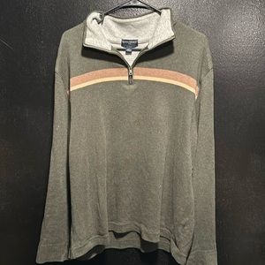 Olive quarter zip